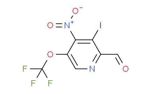 3-Iodo-4-nitro-5-(trifluoromethoxy)pyridine-2-carboxaldehyde