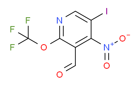 5-Iodo-4-nitro-2-(trifluoromethoxy)pyridine-3-carboxaldehyde
