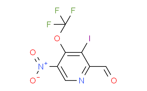 3-Iodo-5-nitro-4-(trifluoromethoxy)pyridine-2-carboxaldehyde