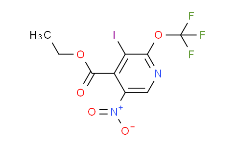 Ethyl 3-iodo-5-nitro-2-(trifluoromethoxy)pyridine-4-carboxylate