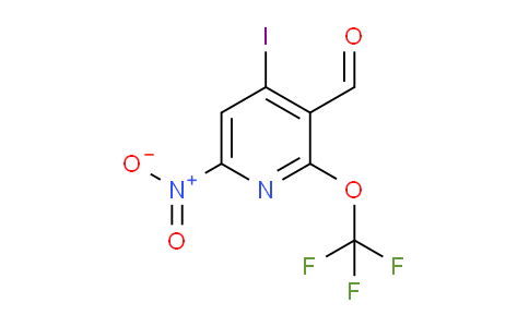 4-Iodo-6-nitro-2-(trifluoromethoxy)pyridine-3-carboxaldehyde