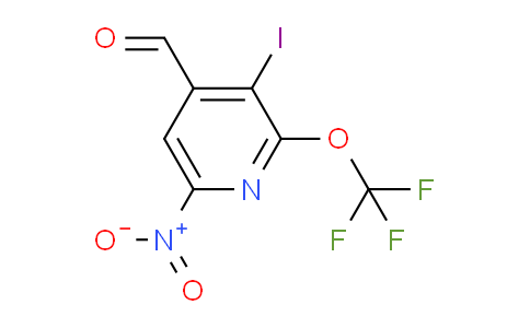 3-Iodo-6-nitro-2-(trifluoromethoxy)pyridine-4-carboxaldehyde