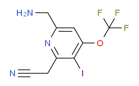 AM154361 | 1804850-72-3 | 6-(Aminomethyl)-3-iodo-4-(trifluoromethoxy)pyridine-2-acetonitrile