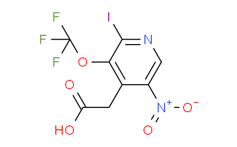 2-Iodo-5-nitro-3-(trifluoromethoxy)pyridine-4-acetic acid