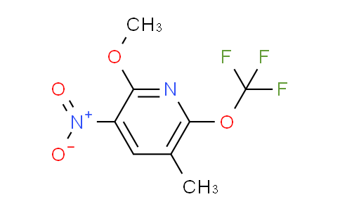 2-Methoxy-5-methyl-3-nitro-6-(trifluoromethoxy)pyridine