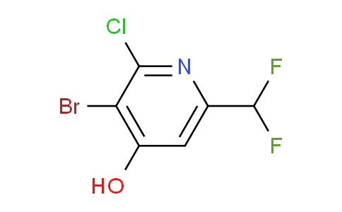AM15440 | 1805235-20-4 | 3-Bromo-2-chloro-6-(difluoromethyl)-4-hydroxypyridine