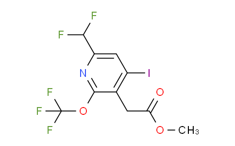 AM154430 | 1804782-09-9 | Methyl 6-(difluoromethyl)-4-iodo-2-(trifluoromethoxy)pyridine-3-acetate