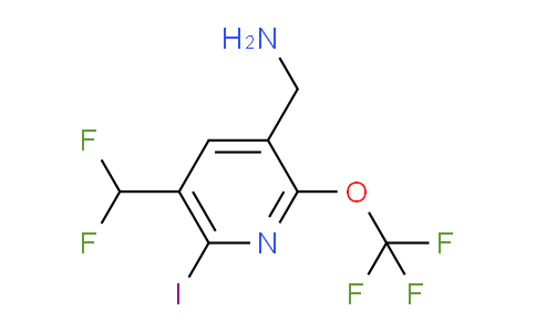 AM154437 | 1804776-58-6 | 3-(Aminomethyl)-5-(difluoromethyl)-6-iodo-2-(trifluoromethoxy)pyridine