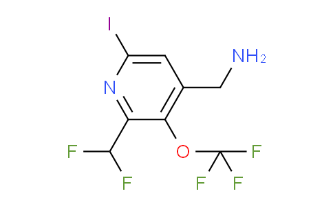 AM154443 | 1804738-87-1 | 4-(Aminomethyl)-2-(difluoromethyl)-6-iodo-3-(trifluoromethoxy)pyridine