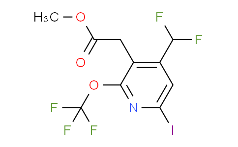 AM154444 | 1804800-30-3 | Methyl 4-(difluoromethyl)-6-iodo-2-(trifluoromethoxy)pyridine-3-acetate