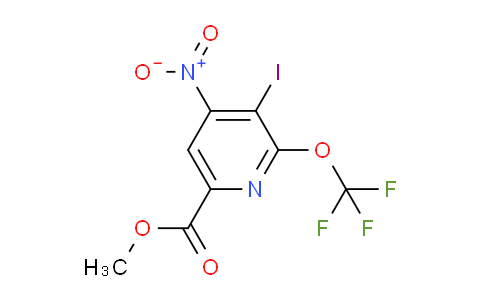 Methyl 3-iodo-4-nitro-2-(trifluoromethoxy)pyridine-6-carboxylate