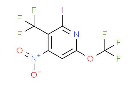 2-Iodo-4-nitro-6-(trifluoromethoxy)-3-(trifluoromethyl)pyridine