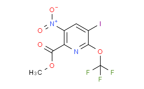 Methyl 3-iodo-5-nitro-2-(trifluoromethoxy)pyridine-6-carboxylate
