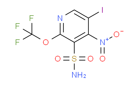 5-Iodo-4-nitro-2-(trifluoromethoxy)pyridine-3-sulfonamide