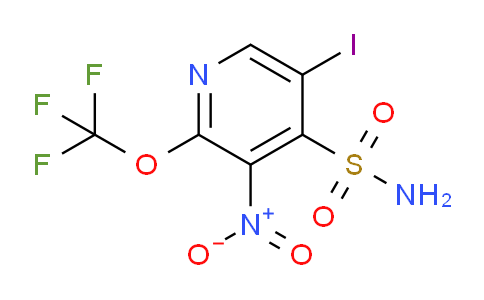 5-Iodo-3-nitro-2-(trifluoromethoxy)pyridine-4-sulfonamide