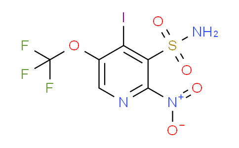 4-Iodo-2-nitro-5-(trifluoromethoxy)pyridine-3-sulfonamide