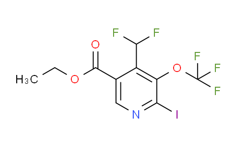 AM154506 | 1806751-78-9 | Ethyl 4-(difluoromethyl)-2-iodo-3-(trifluoromethoxy)pyridine-5-carboxylate