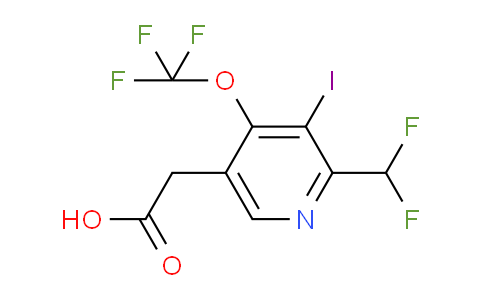 AM154523 | 1806185-91-0 | 2-(Difluoromethyl)-3-iodo-4-(trifluoromethoxy)pyridine-5-acetic acid