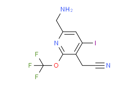 AM154529 | 1804829-26-2 | 6-(Aminomethyl)-4-iodo-2-(trifluoromethoxy)pyridine-3-acetonitrile