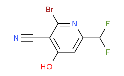 AM15453 | 1806042-56-7 | 2-Bromo-3-cyano-6-(difluoromethyl)-4-hydroxypyridine