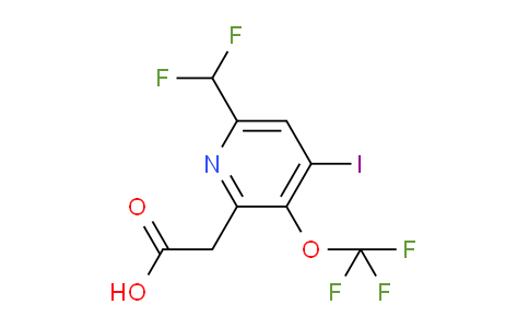 AM154534 | 1806180-92-6 | 6-(Difluoromethyl)-4-iodo-3-(trifluoromethoxy)pyridine-2-acetic acid