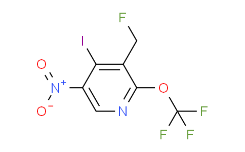 3-(Fluoromethyl)-4-iodo-5-nitro-2-(trifluoromethoxy)pyridine