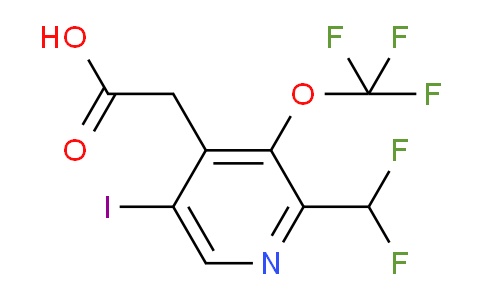 AM154537 | 1804641-52-8 | 2-(Difluoromethyl)-5-iodo-3-(trifluoromethoxy)pyridine-4-acetic acid