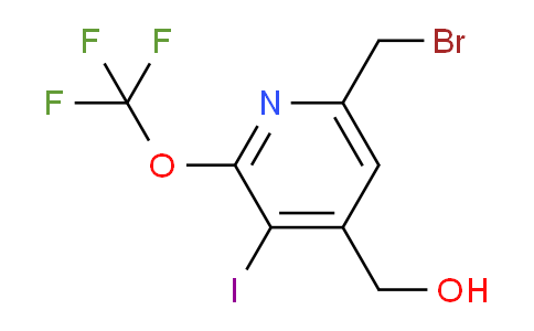 6-(Bromomethyl)-3-iodo-2-(trifluoromethoxy)pyridine-4-methanol