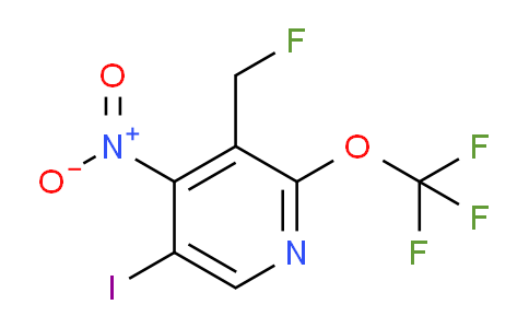 3-(Fluoromethyl)-5-iodo-4-nitro-2-(trifluoromethoxy)pyridine