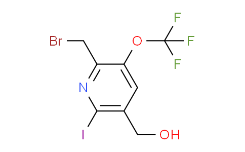 2-(Bromomethyl)-6-iodo-3-(trifluoromethoxy)pyridine-5-methanol
