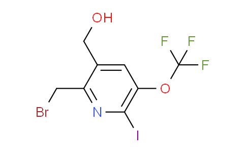 2-(Bromomethyl)-6-iodo-5-(trifluoromethoxy)pyridine-3-methanol