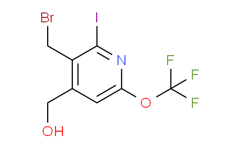 3-(Bromomethyl)-2-iodo-6-(trifluoromethoxy)pyridine-4-methanol