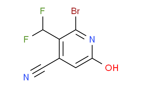 2-Bromo-4-cyano-3-(difluoromethyl)-6-hydroxypyridine