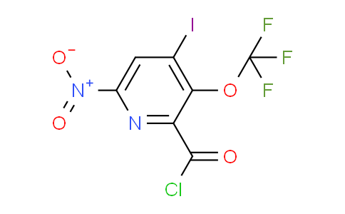 4-Iodo-6-nitro-3-(trifluoromethoxy)pyridine-2-carbonyl chloride