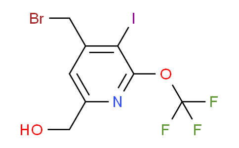 4-(Bromomethyl)-3-iodo-2-(trifluoromethoxy)pyridine-6-methanol