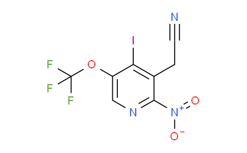 4-Iodo-2-nitro-5-(trifluoromethoxy)pyridine-3-acetonitrile