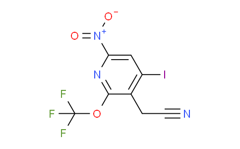 4-Iodo-6-nitro-2-(trifluoromethoxy)pyridine-3-acetonitrile