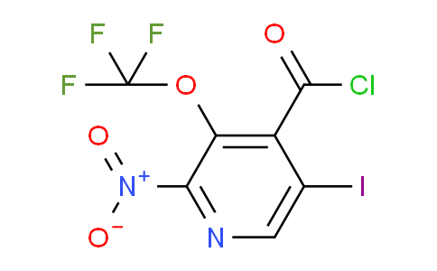 5-Iodo-2-nitro-3-(trifluoromethoxy)pyridine-4-carbonyl chloride