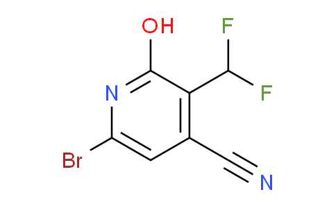 6-Bromo-4-cyano-3-(difluoromethyl)-2-hydroxypyridine