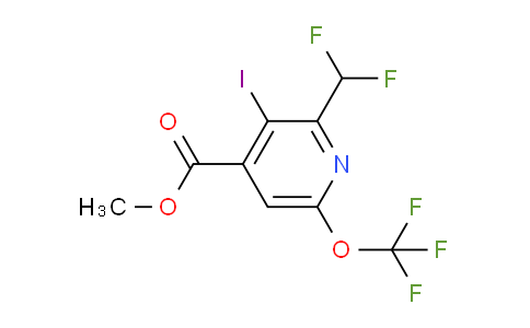 AM154596 | 1803967-42-1 | Methyl 2-(difluoromethyl)-3-iodo-6-(trifluoromethoxy)pyridine-4-carboxylate