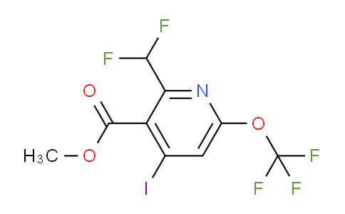 Methyl 2-(difluoromethyl)-4-iodo-6-(trifluoromethoxy)pyridine-3-carboxylate