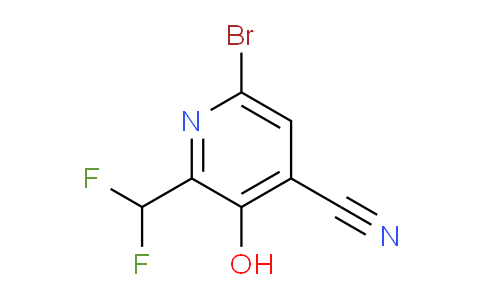 6-Bromo-4-cyano-2-(difluoromethyl)-3-hydroxypyridine