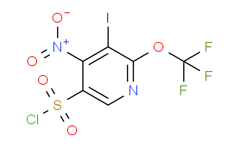 3-Iodo-4-nitro-2-(trifluoromethoxy)pyridine-5-sulfonyl chloride