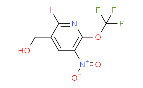 2-Iodo-5-nitro-6-(trifluoromethoxy)pyridine-3-methanol
