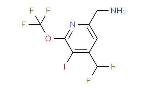 AM154607 | 1804844-69-6 | 6-(Aminomethyl)-4-(difluoromethyl)-3-iodo-2-(trifluoromethoxy)pyridine