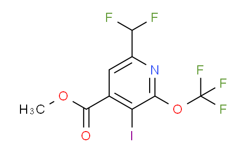 AM154608 | 1805083-87-7 | Methyl 6-(difluoromethyl)-3-iodo-2-(trifluoromethoxy)pyridine-4-carboxylate