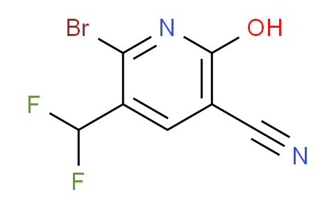 2-Bromo-5-cyano-3-(difluoromethyl)-6-hydroxypyridine