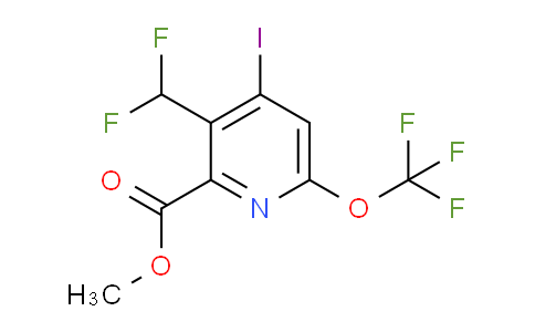 AM154626 | 1806185-75-0 | Methyl 3-(difluoromethyl)-4-iodo-6-(trifluoromethoxy)pyridine-2-carboxylate