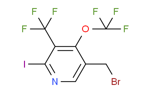 5-(Bromomethyl)-2-iodo-4-(trifluoromethoxy)-3-(trifluoromethyl)pyridine