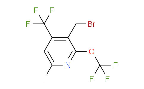 3-(Bromomethyl)-6-iodo-2-(trifluoromethoxy)-4-(trifluoromethyl)pyridine